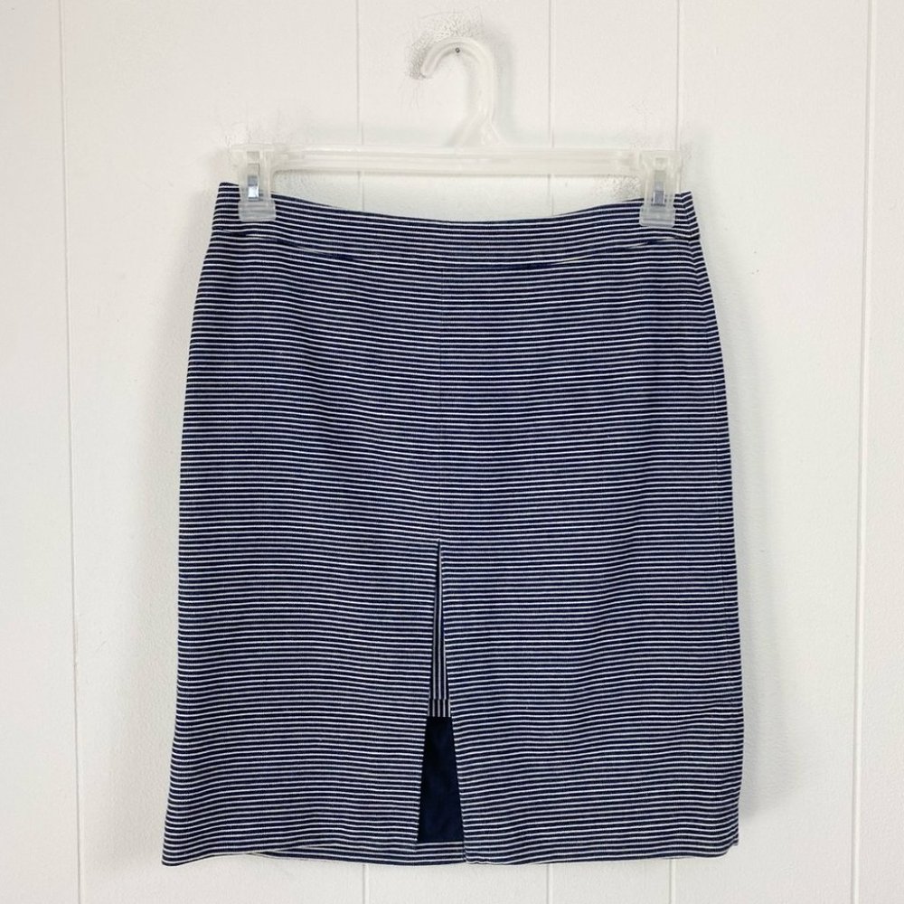 NWT Kate Spade Saturday Layover Skirt in Railroad Stripes Pencil Skirt - Picture 3 of 11